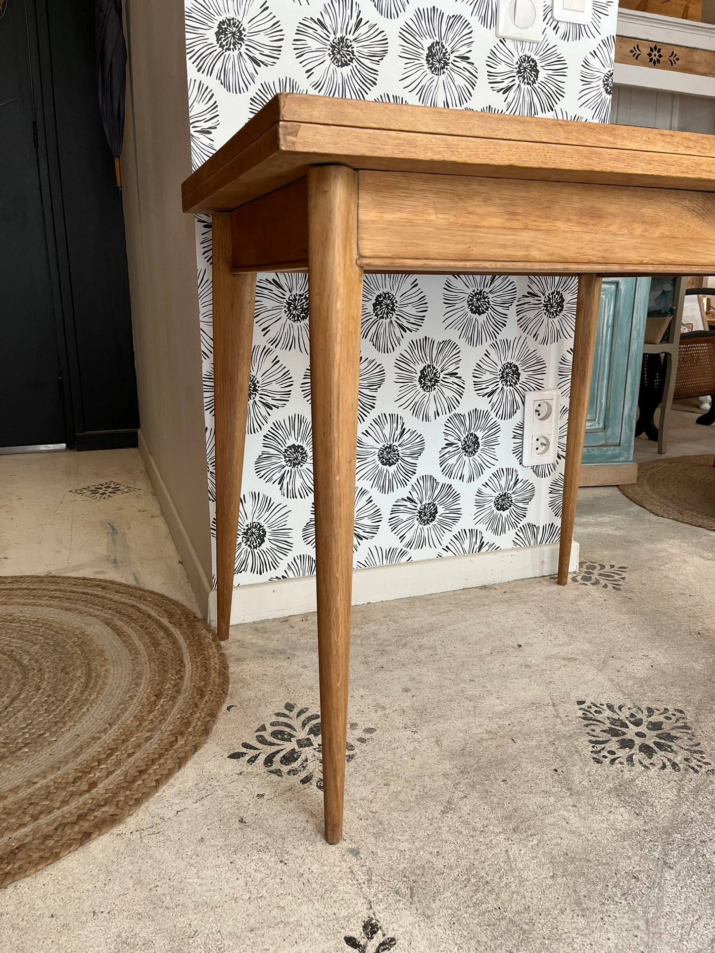 Table Garance bois années 50-70 style scandinave