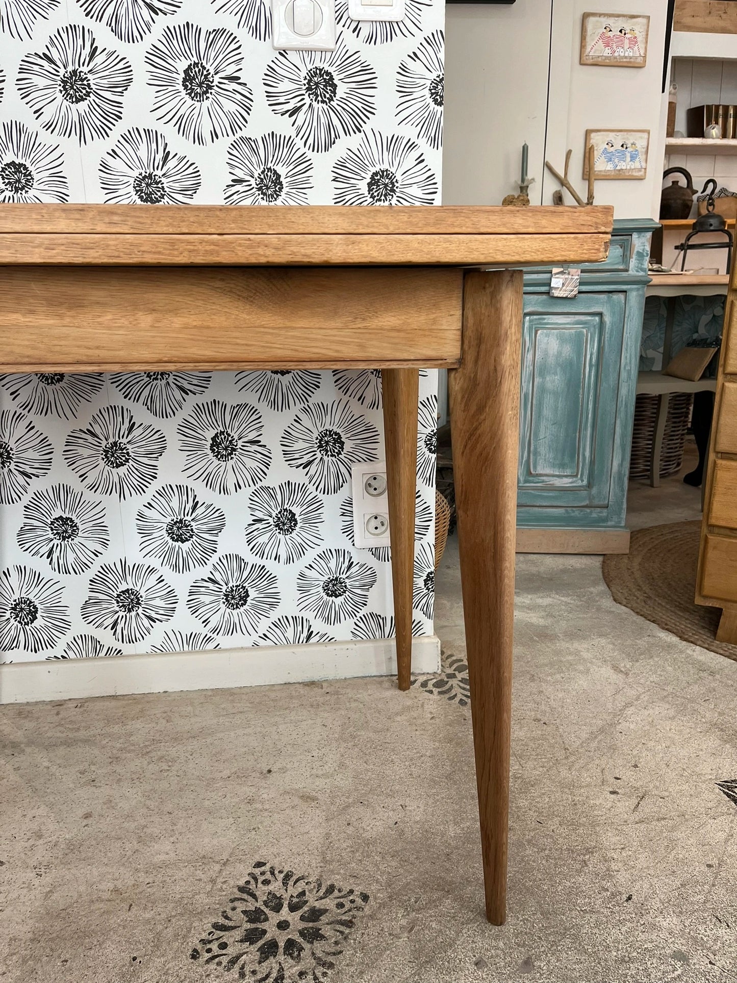 Table Garance bois années 50-70 style scandinave