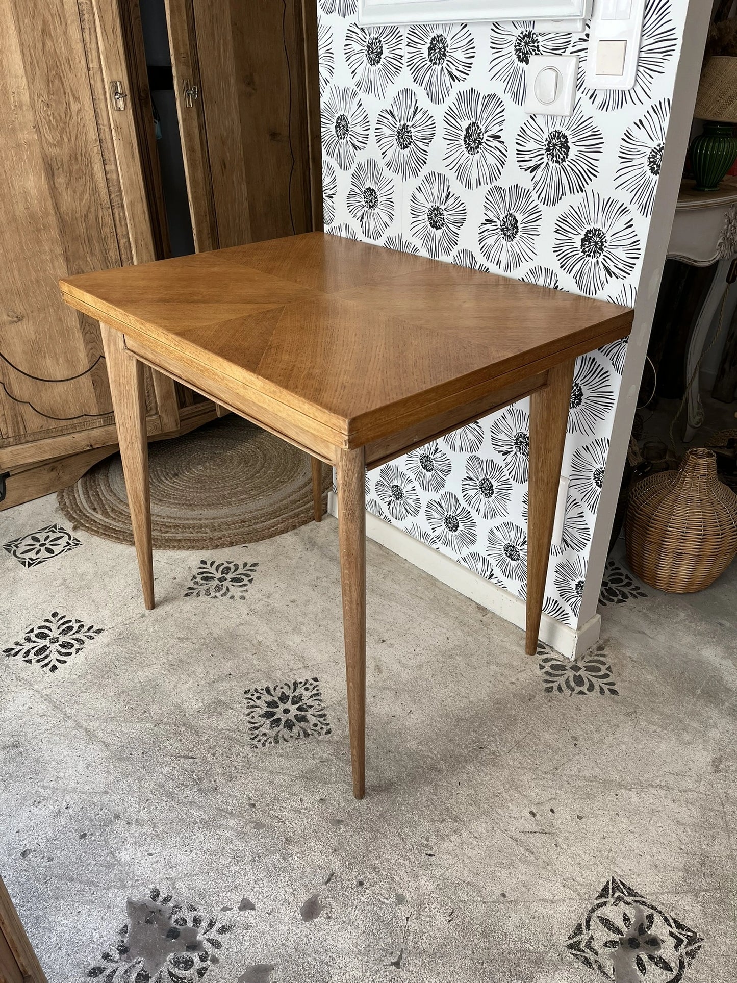 Table Garance bois années 50-70 style scandinave