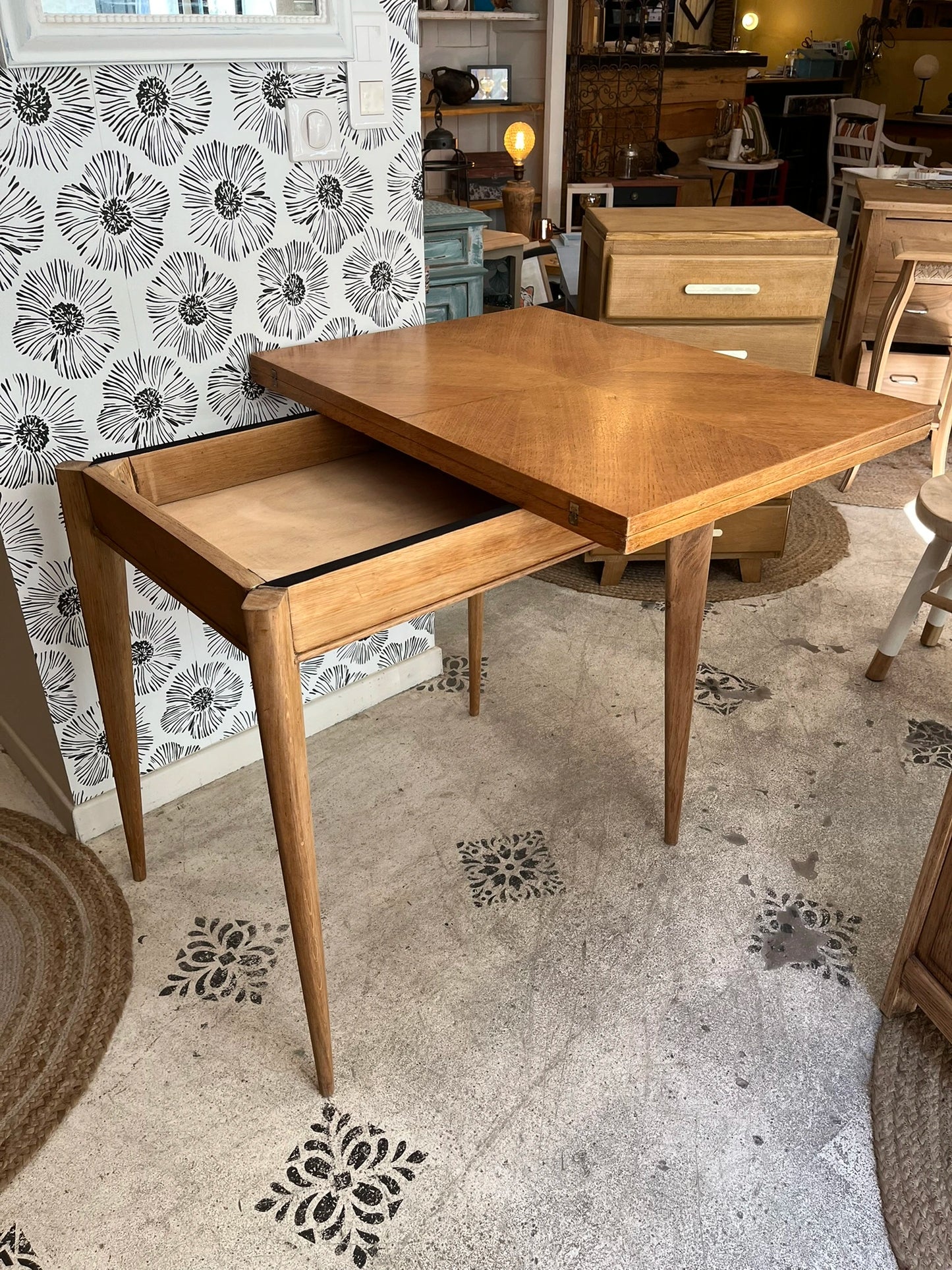 Table Garance bois années 50-70 style scandinave