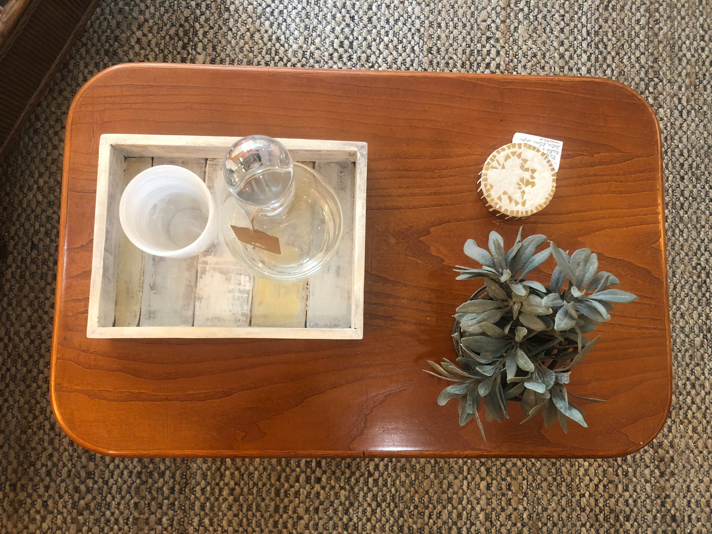 Table basse Theresa rotin