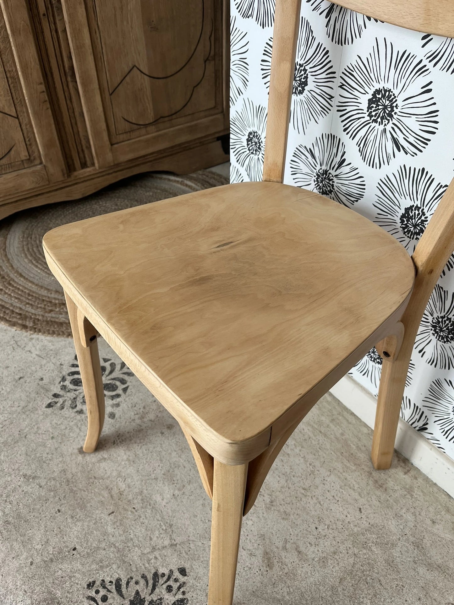 Chaise Baumann Nao bois style scandinave