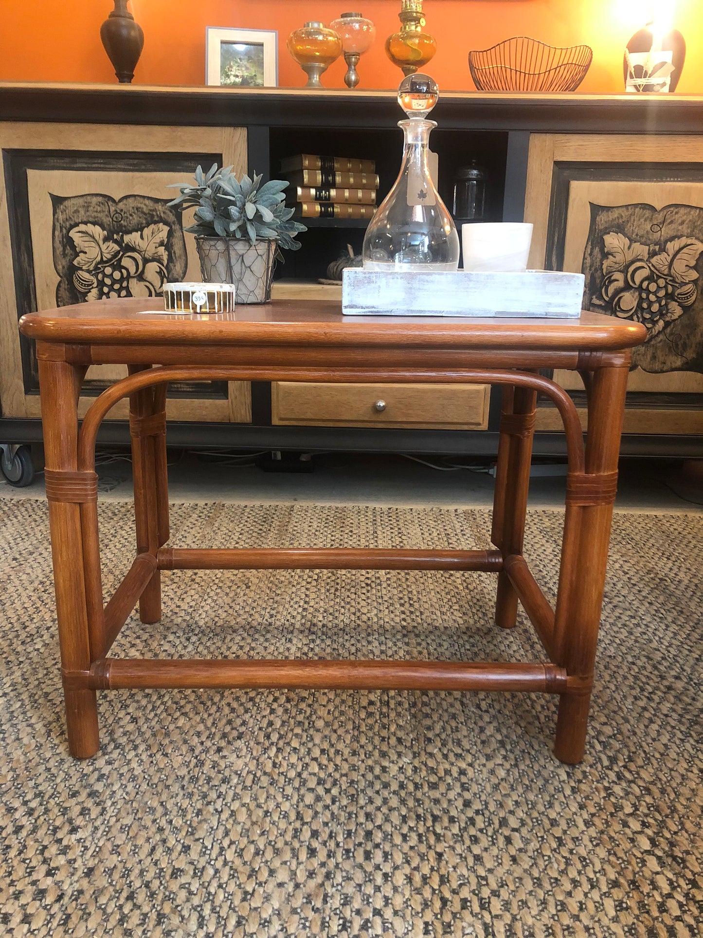 Table basse Theresa rotin