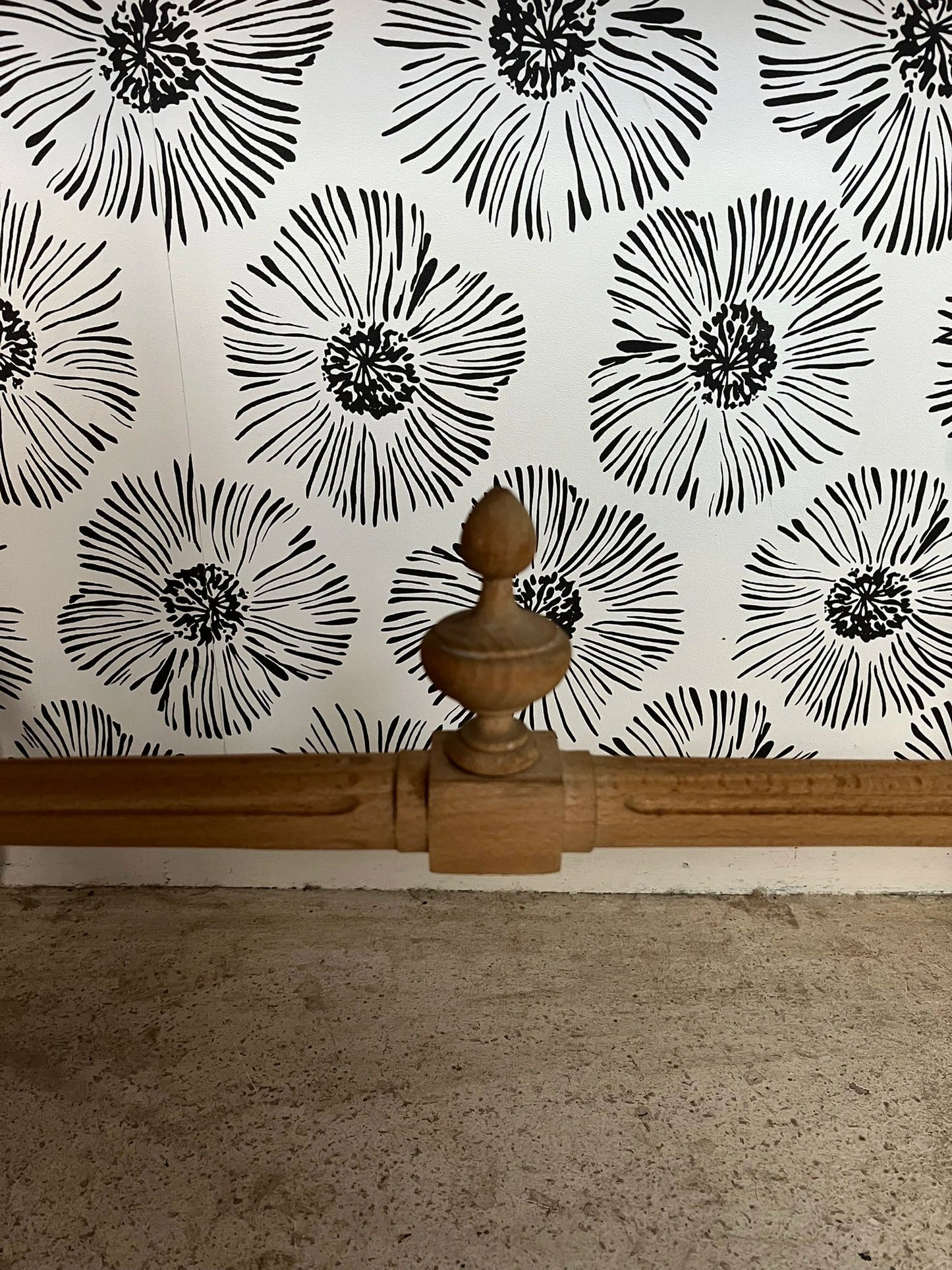 Console petit bureau Calixte sculpté bois massif et marbre